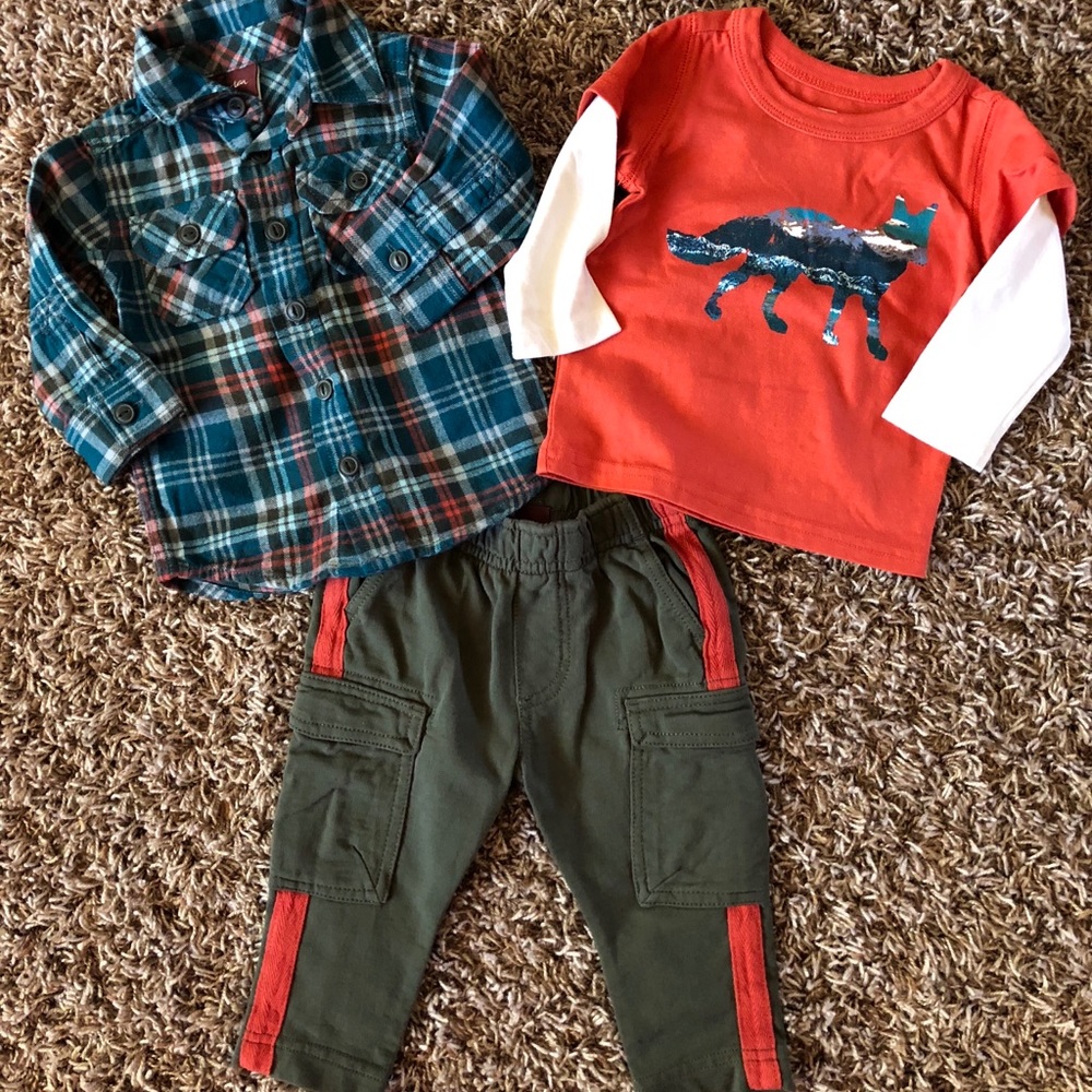 Tea Collection 3-6 month boy set